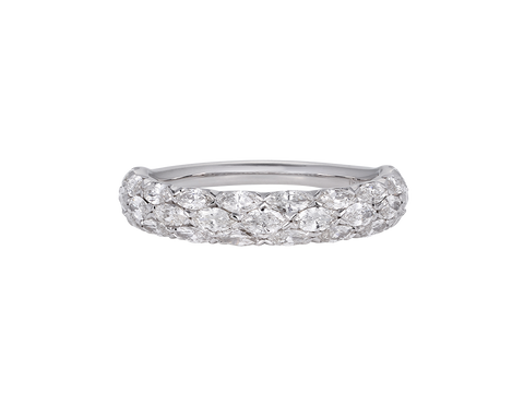 Marquise Diamond Trio Band