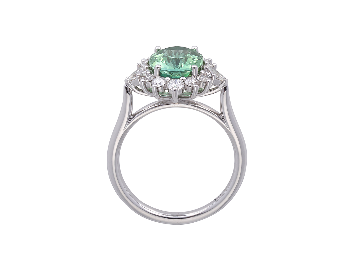 Mint Tourmaline Ring