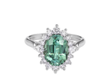 Mint Tourmaline Ring