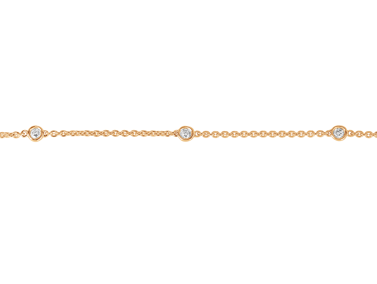 Diamond Chain Bracelet | Rose