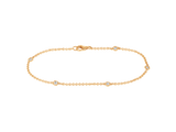 Diamond Chain Bracelet | Rose