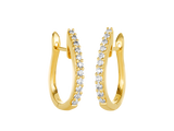 Diamond Huggies | Yellow