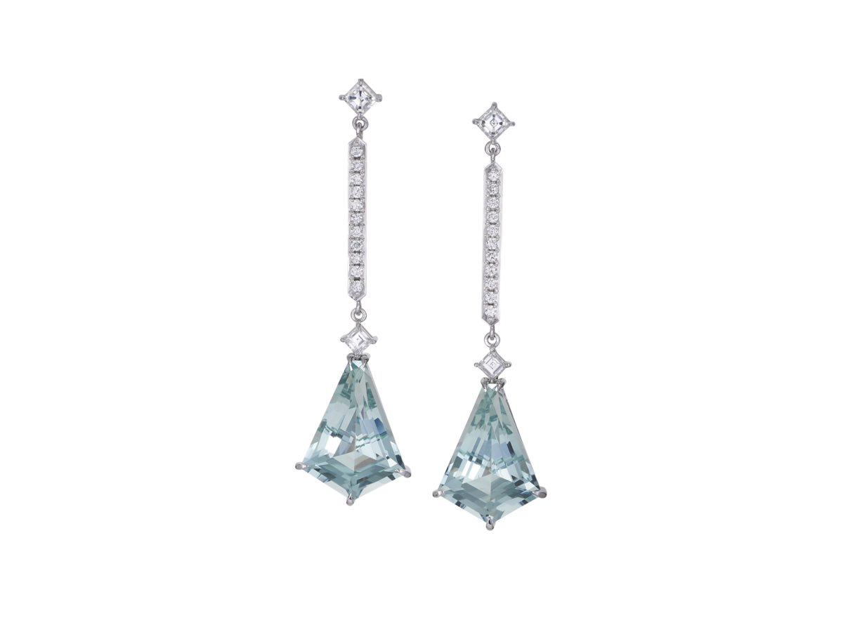 Aquamarine Drop Earrings