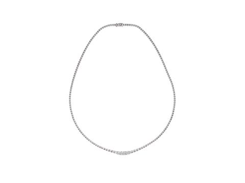 Graduated Tennis Necklace | Petit