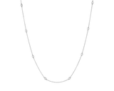 Diamond Chain Necklace | White