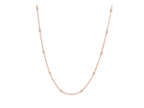 Diamond Chain Necklace | Rose