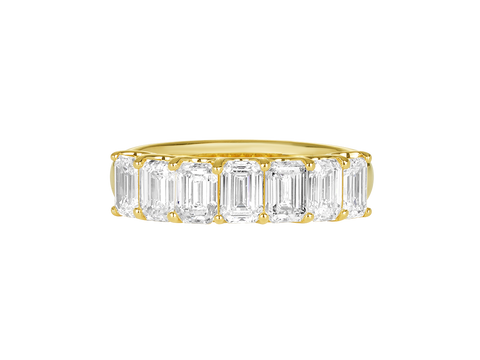 2.13ct Emerald Cut Eternity Band