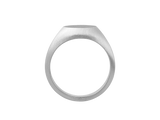 Men's Signet Ring | White