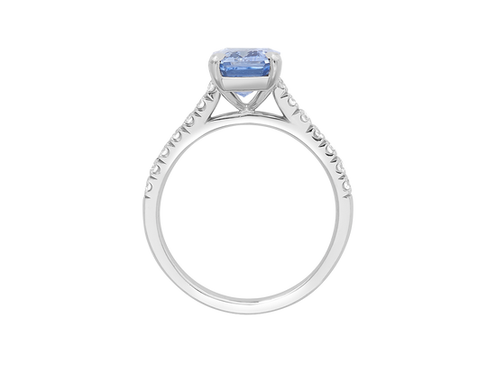 Ceylon Sapphire Engagement Ring