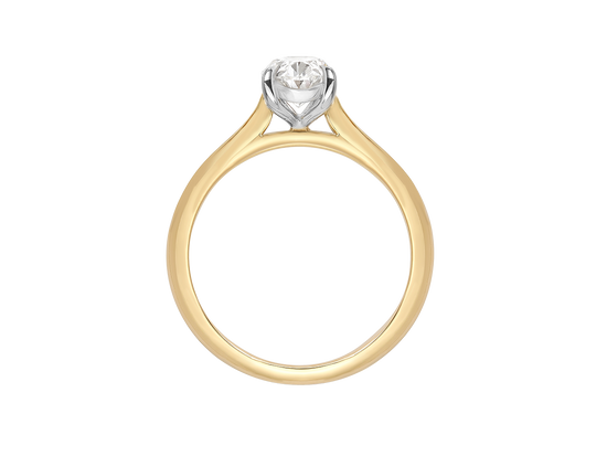Oval Diamond Engagement Ring