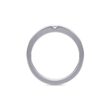Mens Diamond Signet Ring in Platinum