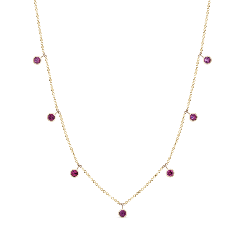 Ruby Drop Necklace