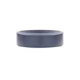 Black Zirconium Mens Wedding Band