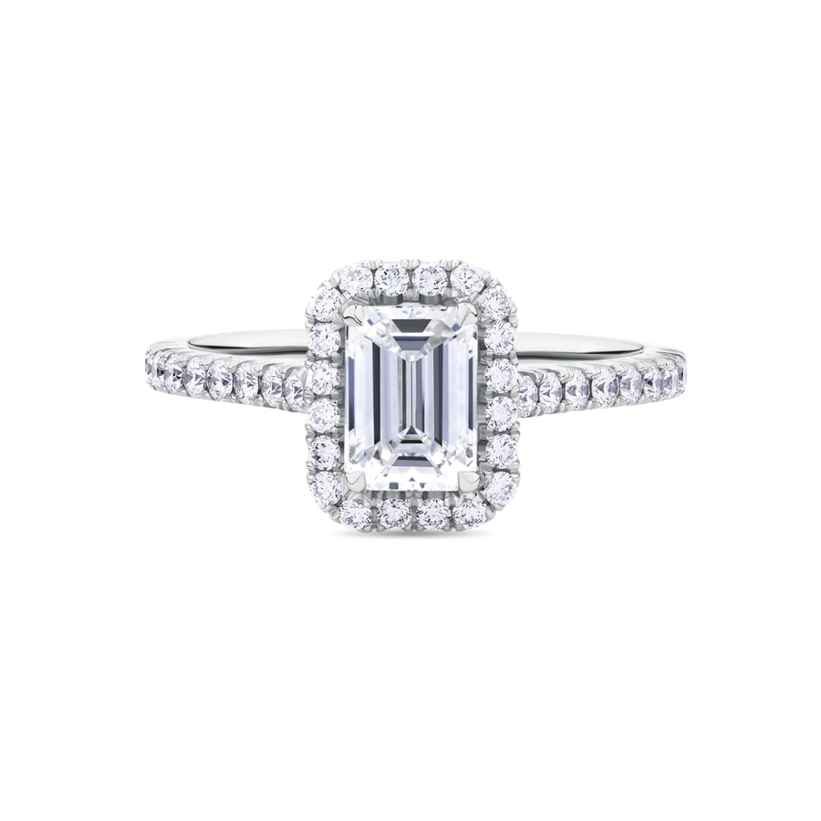 AG.22 | Diamond Halo Engagement Ring