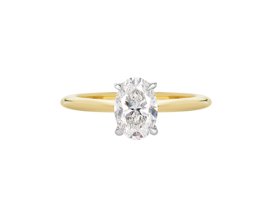 Oval Diamond Engagement Ring
