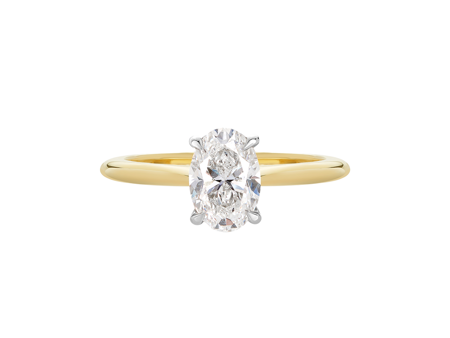 Oval Diamond Engagement Ring