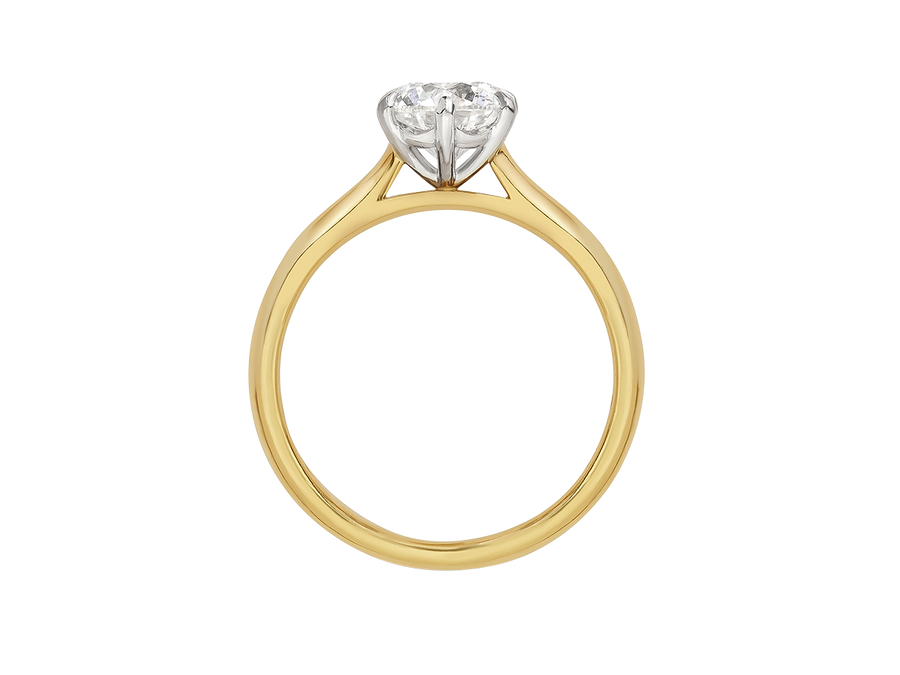 Round Brilliant Cut Diamond Engagement Ring