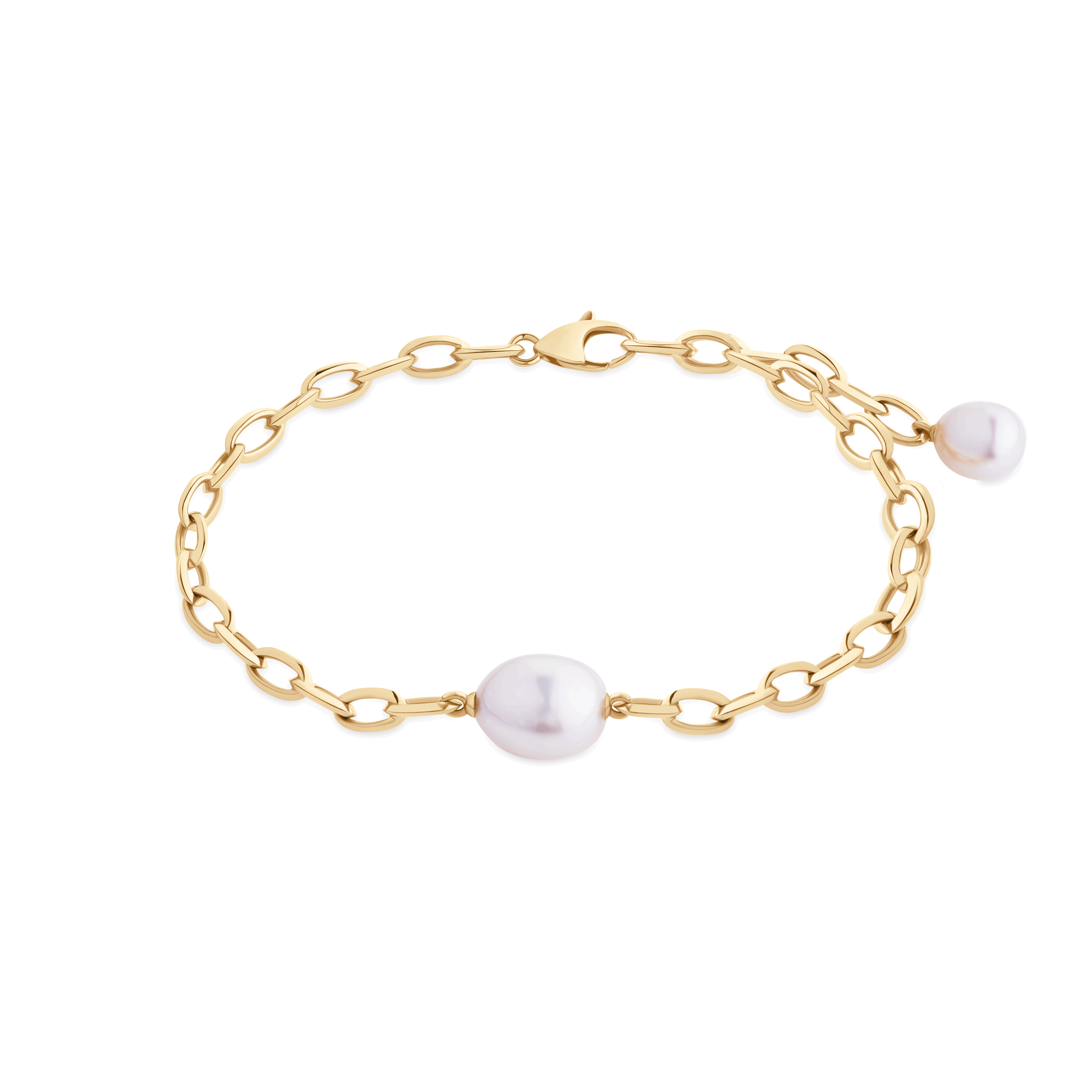 Keshi Pearl Chain Bracelet
