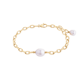 Keshi Pearl Chain Bracelet