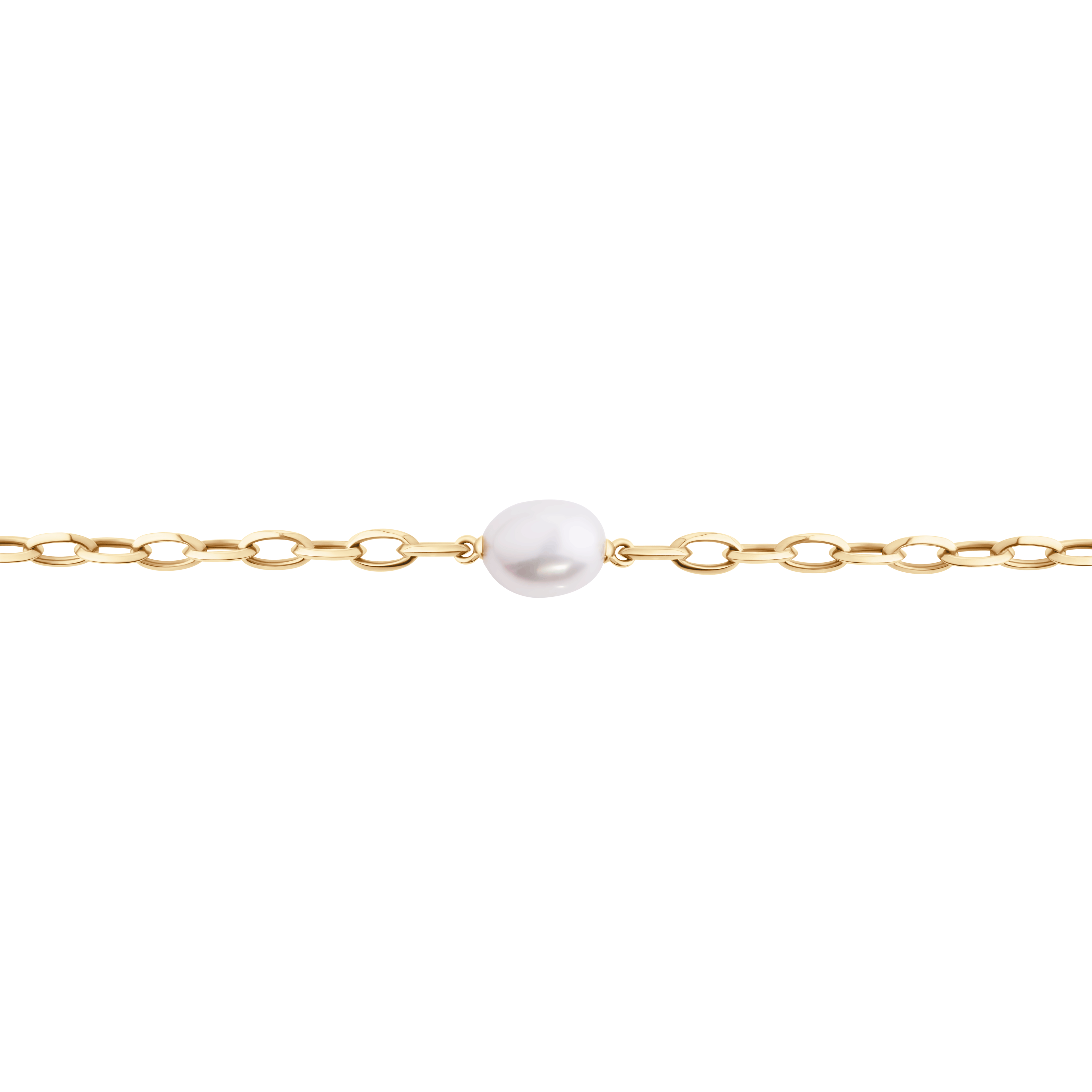 Keshi Pearl Chain Bracelet