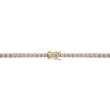 45.17ct Champagne Diamond Graduated Tennis Necklace