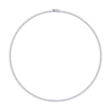 11.09ct Diamond Tennis Necklace in 18ct White Gold