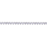11.09ct Diamond Tennis Necklace in 18ct White Gold