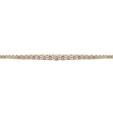 8.36ct Champagne Diamond Graduated Tennis Necklace