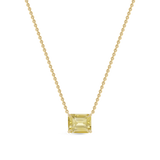 4.78ct Yellow Sapphire Pendant Necklace in 18ct Yellow Gold