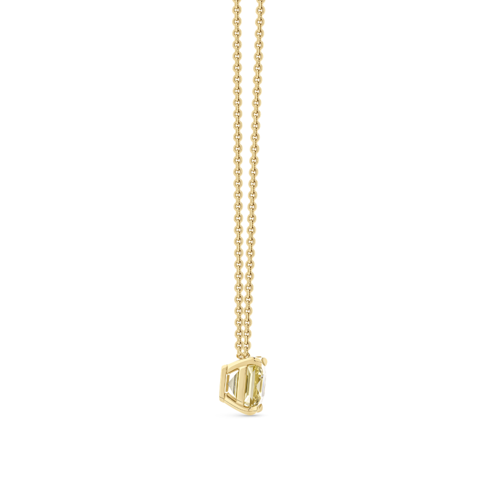 4.78ct Yellow Sapphire Pendant Necklace in 18ct Yellow Gold