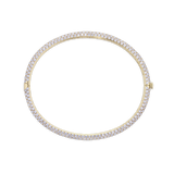 7.77ct Diamond Pavé Bangle in 18ct Yellow Gold