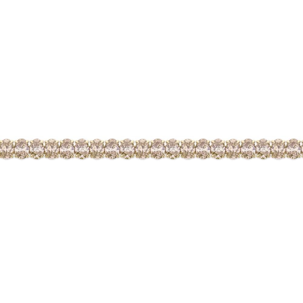 12.09ct Argyle Champagne Diamond Tennis Bracelet