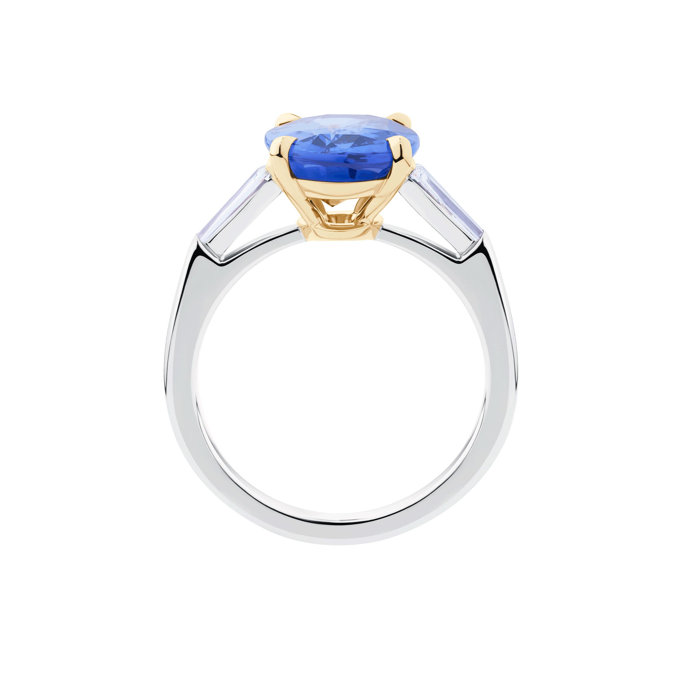 4.6ct Oval Cut Ceylon Sapphire Ring