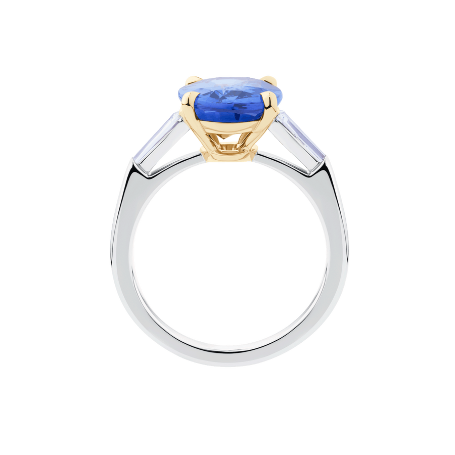 4.6ct Oval Cut Ceylon Sapphire Ring