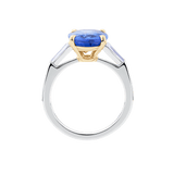 4.6ct Oval Cut Ceylon Sapphire Ring