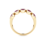 Oval Cut Emerald Bezel Ring | Petit