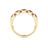 2.40ct Oval Cut Ruby Bezel Ring
