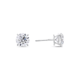 4ct Old Cut Diamond Studs