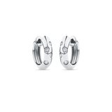 Diamond Dome Huggies