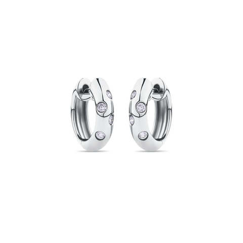 Diamond Dome Huggies