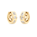 Bold Diamond Huggies