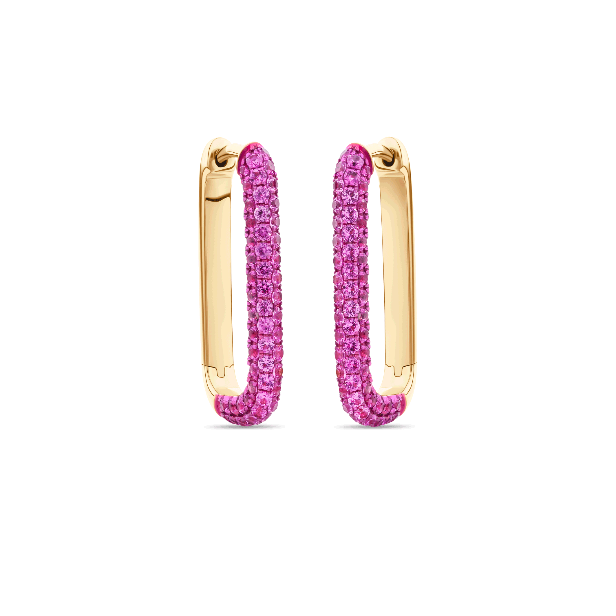 Pink Sapphire Earrings