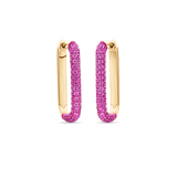 Pink Sapphire Earrings