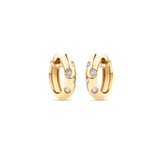 Diamond Dome Huggies