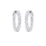 Diamond Scallop Hoops | Grand