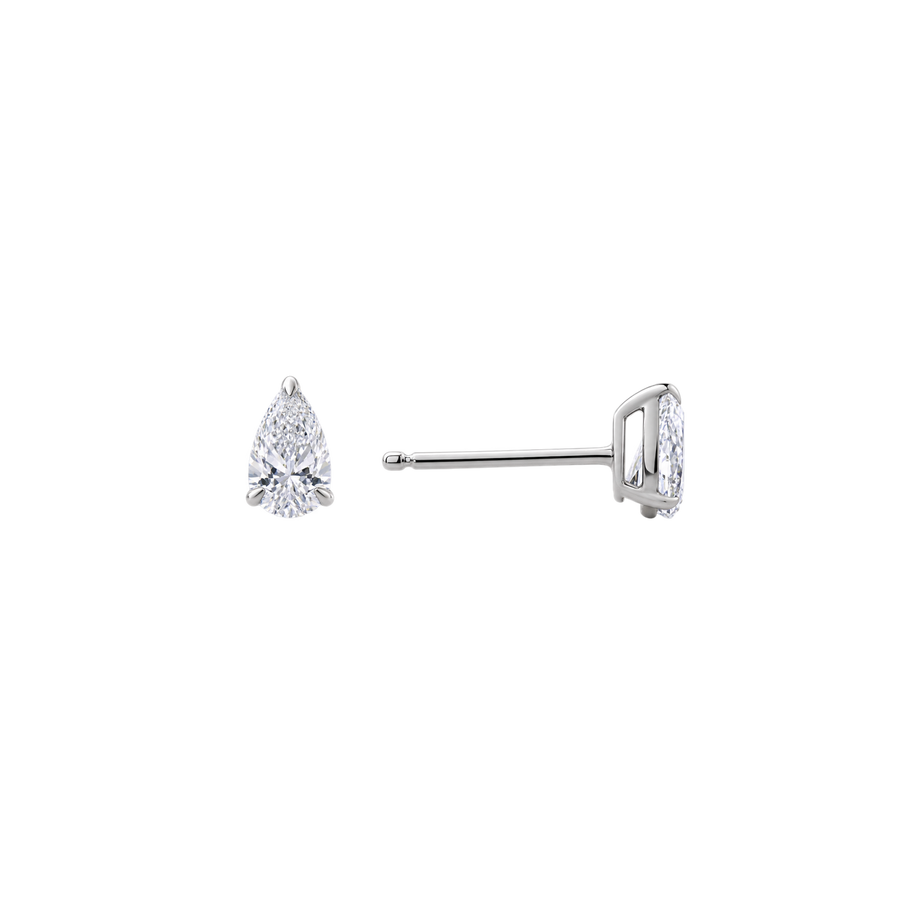 0.15ct Pear Diamond Studs in 18ct Gold