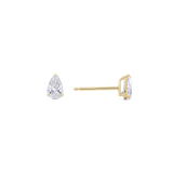 0.30ct Pear Diamond Studs in 18ct Gold