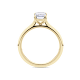 Emerald Cut Solitaire Diamond Engagement Ring
