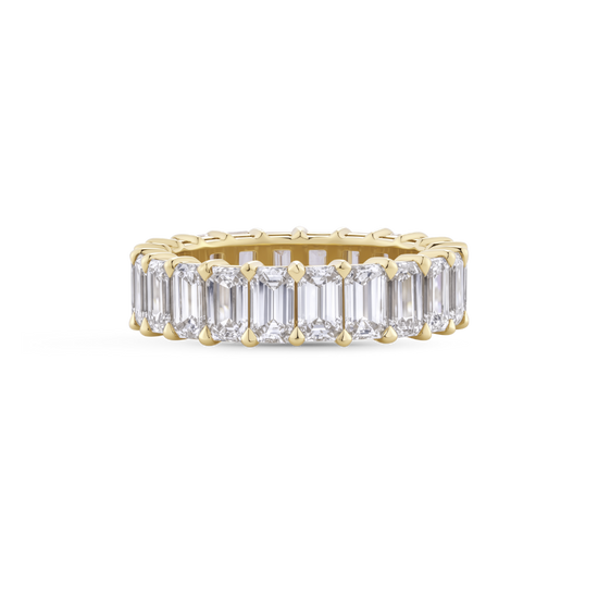Emerald Cut Diamond Eternity Band