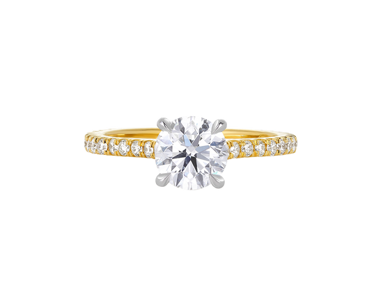 AG.02 | Round Brilliant Cut Diamond With Diamond Band